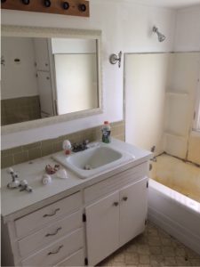 return on investment bathroom before pic